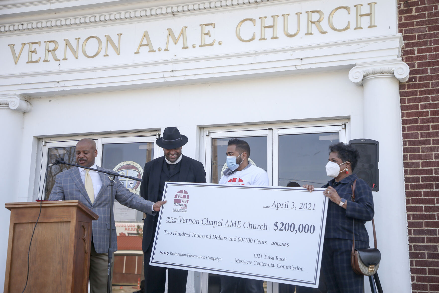 Vernon AME Church Donation